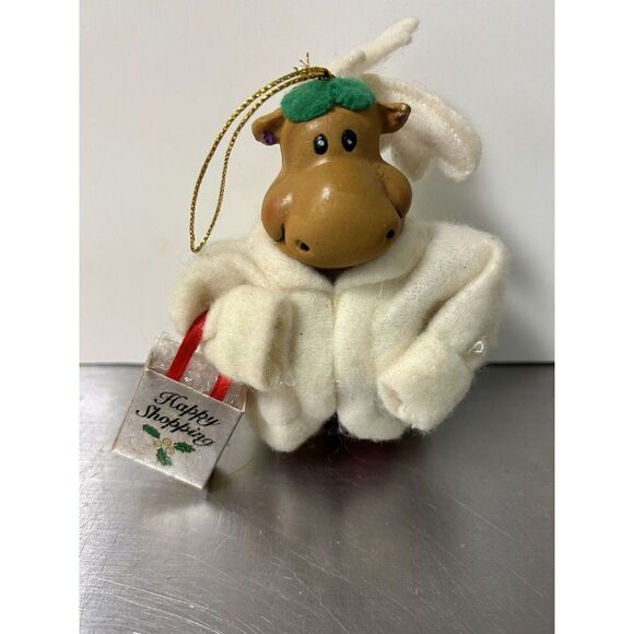 Vintage Avon Holiday Christmas Ornament - Deer Ones Series Ornament - Mrs. Reind - Picture 1 of 6